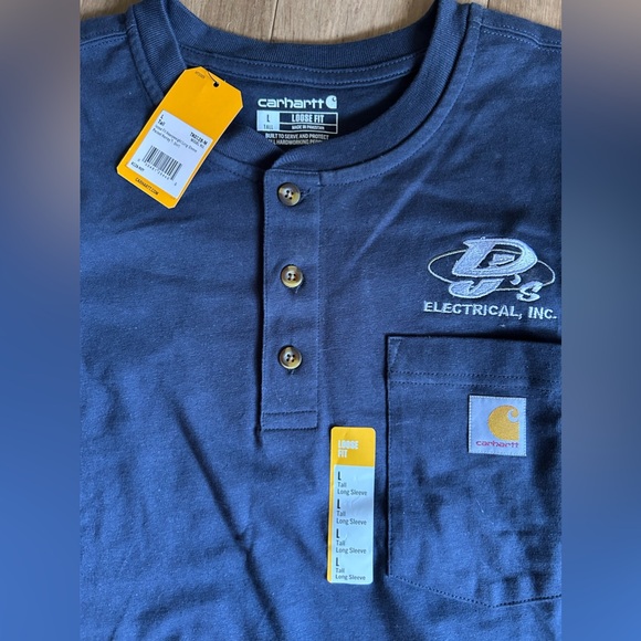 Carhartt Loose Fit Heavyweight Henley Long Sleeve - Picture 4 of 6